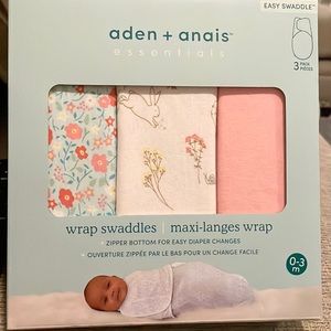 Aden + Anais wrap swaddles, 3-pack